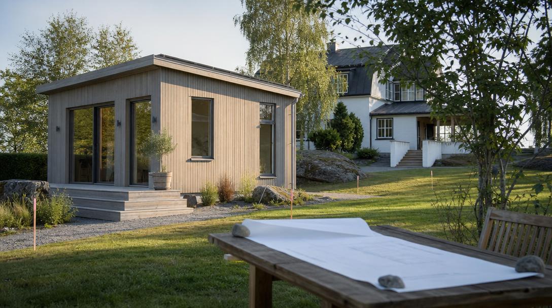 Regler för attefallshus 2026: storlek, bygglov och anmälan